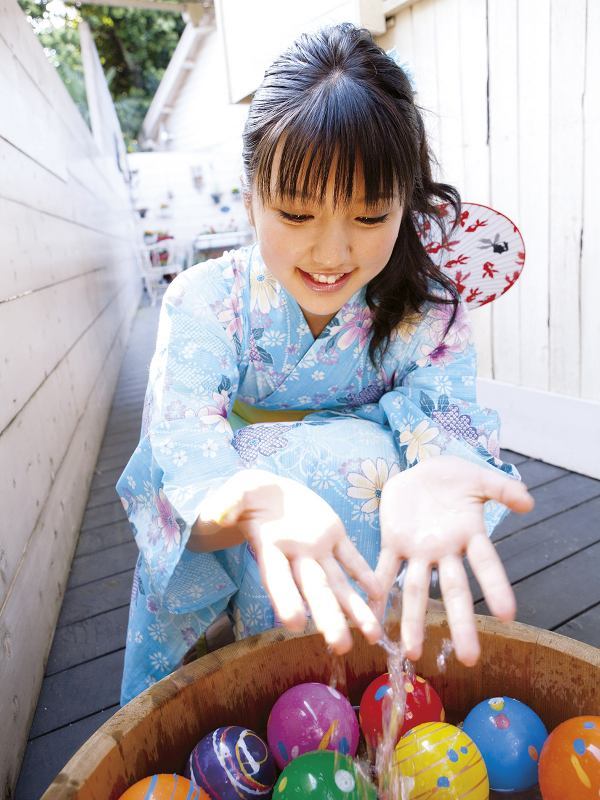 真野恵里菜 浴衣 グラビア