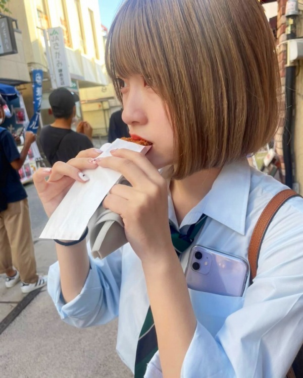 三野宮鈴　フェラ顔画像