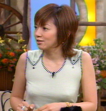 渡辺満里奈　乳首ポッチ画像